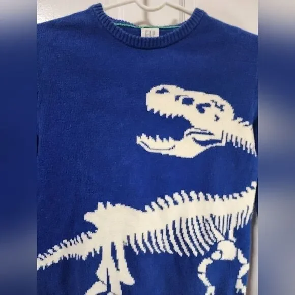 Gap Kids Dinosaur Sweater Size Small - Picture 3 of 6